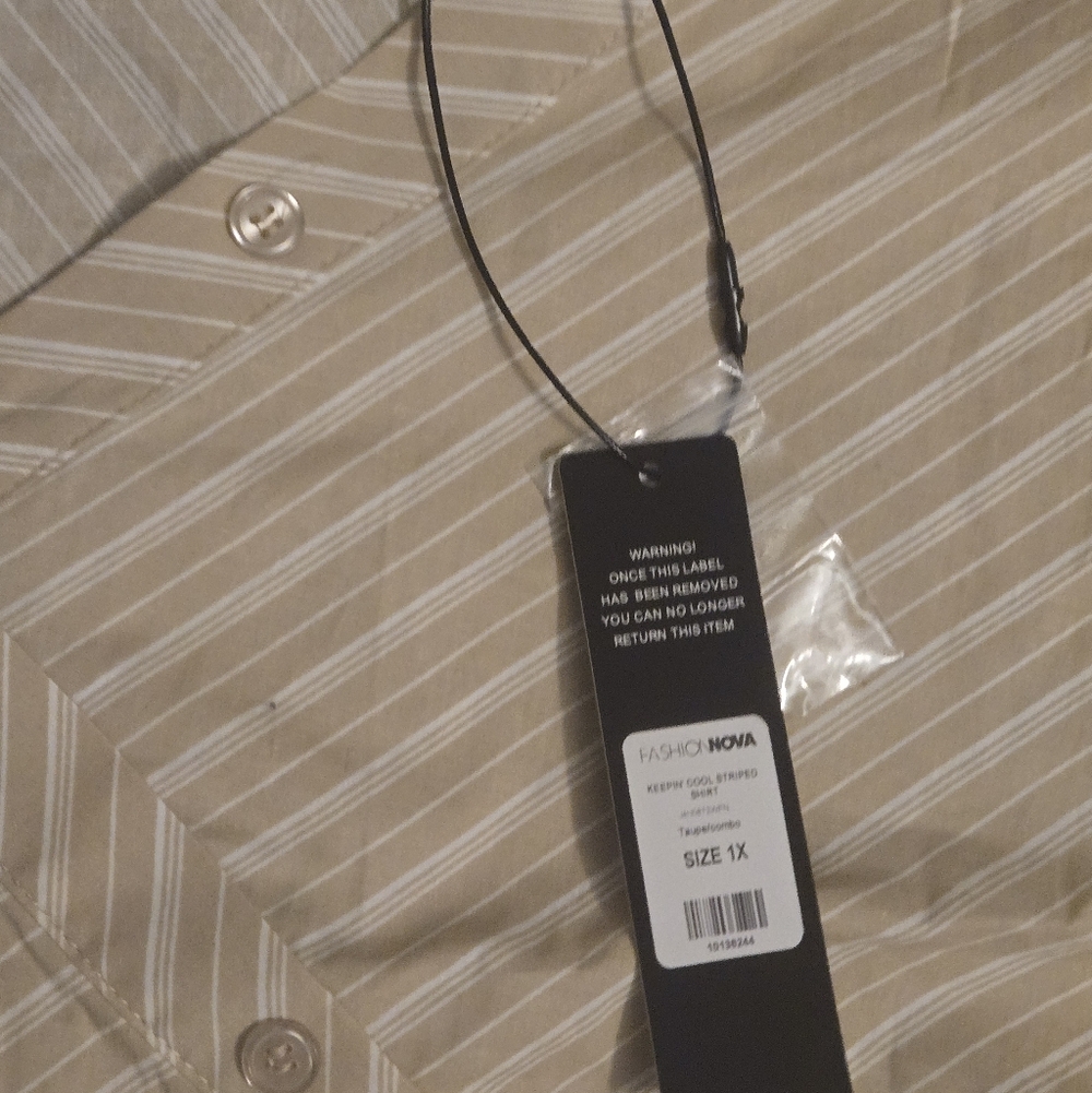 Striped Off-Shoulder Blouse - Picture 4 of 9
